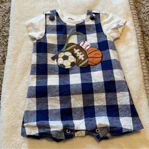 Mud Pie Embroidered Romper
